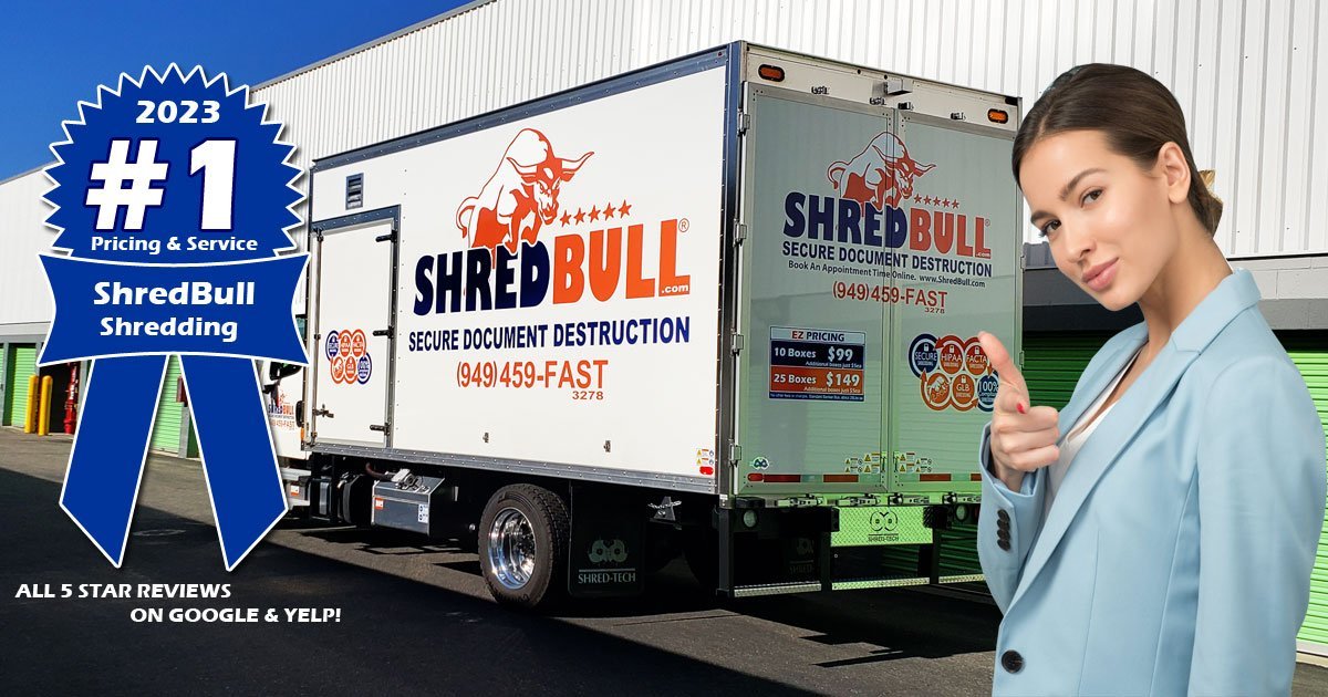 Shred Bull is Orange County's #1 Shredding Company for price and services in 2023